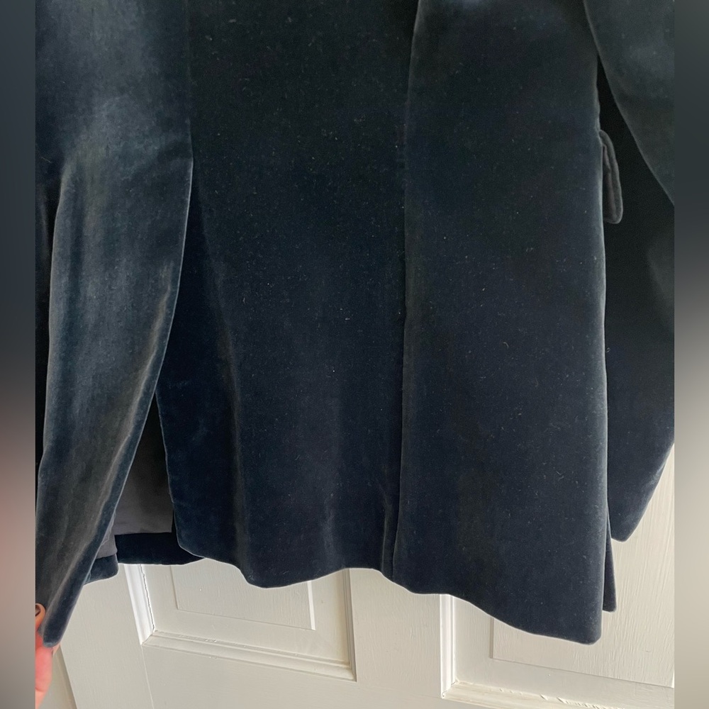 Theory Blue Velvet Blazer - Picture 5 of 5